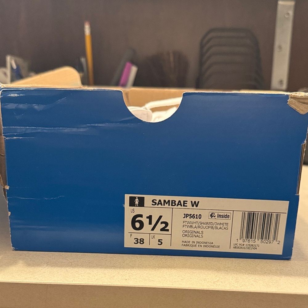 adidas Sambae W Sneakers - White and Brown
